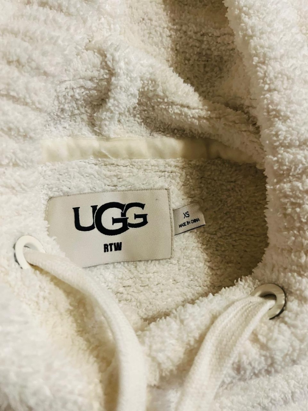 UGG Cream Sherpa Crewneck Pullover woman
